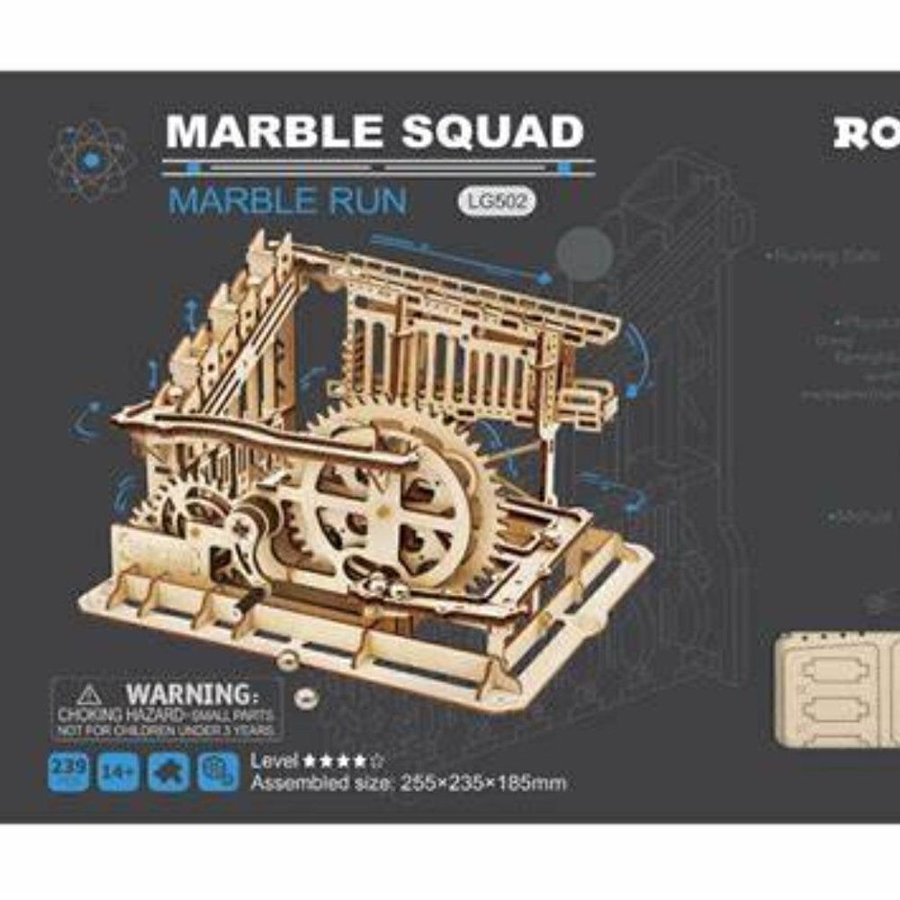 ROKR 3D Wooden Puzzle Marble Run Model Building Kits Mechanical Puzzle